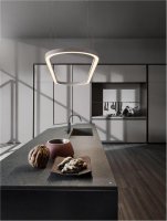 NOVA LUCE z�v�sn� sv�tidlo CUPPE b�l� hlin�k a akryl LED 58W 230V 3000K IP20 stm�vateln� 9345625