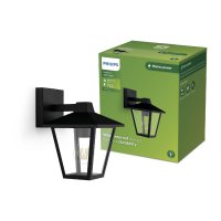 Philips Kinno venkovní nástěné svítidlo se svícením dolů E27 max. 1x25W bez zdroje IP44, černé Philips Kinno venkovní nástěné svítidlo se svícením dolů E27 max. 1x25W bez zdroje IP44, černé