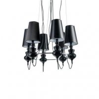 Závěsné svítidlo AZzardo Baroco 6 pendant black AZ1379 E27 6x50W IP20 80cm černé Závěsné svítidlo AZzardo Baroco 6 pendant black AZ1379 E27 6x50W IP20 80cm černé