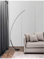 NOVA LUCE stojac� lampa PREMIUM �ern� ocel hlin�k a akryl LED 30W 230V 3000K IP20 stm�vateln� 9396060