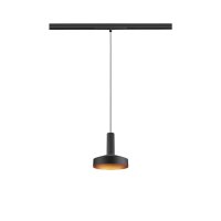 BIG WHITE (SLV) LALU SET 48V z�v�sn� sv�tidlo, LED z�kladna, PLATE 15, DALI, d�lka z�v�su 200 cm, 2700/3000K, 40�, �ern� 1010804