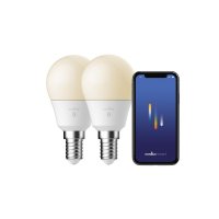 NORDLUX Smart E14 2-pack G45 2200-6500K Light Bulb b�l� 2170201401