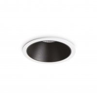 LED Z�pustn� bodov� sv�tidlo Ideal Lux Game Round White Black 192277 11W 850lm 3000K IP20 kulat� b�l�