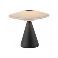 PAUL NEUHAUS LED stoln� lampa ELIPSA, �ern�, dotykov� stm�va�, pam�ov� funkce 3000K