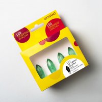 Blistr 4 ZELEN� ��rovky LED FILAMENT pro sv�cen 34V/0,2W