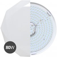 Ecolite LED sv. n�st�nn� 80cm,80W,d�lk.ovl.,7300lm,b�l� WZSD-80/80W/LED