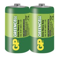 GP Zinkochloridov� baterie GP Greencell R14 (C) f�lie 1012302000