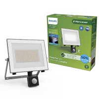 Philips Lois UltraEfficient venkovn� LED reflektor Flood Light se senzorem 24W 4500lm 5000K IP65, antracit