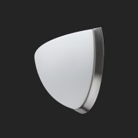 OSMONT NEL44585 NELA DL2 nástěnné skleněné svítidlo nerez broušená / bílá IP43 2x60W E27 OSMONT NEL44585 NELA DL2 nástěnné skleněné svítidlo nerez broušená / bílá IP43 2x60W E27