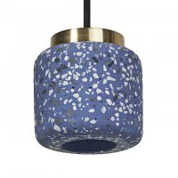 LEDVANCE závěsné svítidlo Terrazzo Ball 1xGU10 modré 4058075841727 LEDVANCE závěsné svítidlo Terrazzo Ball 1xGU10 modré 4058075841727