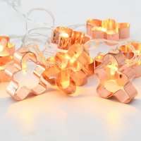 ACA Lighting "kovov� dekora�n� �et�z" pern��ek, 10 LED dekora�n� �et�z na baterie (2xAA) tepl� b�l� IP20 135+30cm �ir� p��vodn� kabel XD10WW2A