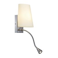 BIG WHITE COUPA FLEX, nástěnné svítidlo, QT14, 3000K, chrom, satinované sklo, 43 W 149452 BIG WHITE COUPA FLEX, nástěnné svítidlo, QT14, 3000K, chrom, satinované sklo, 43 W 149452