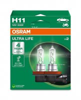 OSRAM H11 12V 55W PGJ19-2 ULTRA LIFE 4 roky z�ruka HCB 2ks 64211ULT-2HB
