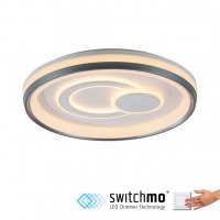 JUST LIGHT LED stropn� sv�tidlo b�l� elegantn� design krokov� stm�vateln� 3000K LD 14334-16