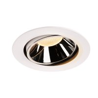 BIG WHITE NUMINOS MOVE DL XL vnit�n� LED z�pustn� stropn� sv�tidlo b�l�/chrom 3000 K 20� oto�n� a v�kyvn� 1003735