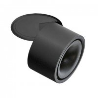 LED Stropní a nástěnné zápustné svítidlo AZzardo Costa Spot black/black AZ2706 12W 1020lm 3000K IP20 černé LED Stropní a nástěnné zápustné svítidlo AZzardo Costa Spot black/black AZ2706 12W 1020lm 3000K IP20 černé