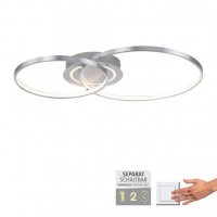 LEUCHTEN DIREKT is JUST LIGHT LED stropn� sv�tidlo hlin�k oto�n� sv�teln� kruhy samostatn� vyp�nateln� 3000K LD 14540-95
