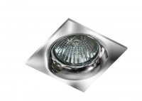 Stropn� bodov� podhledov� sv�tidlo AZzardo Ivo Square chrome AZ1788 GU10 1x50W IP20 hranat� chromov�