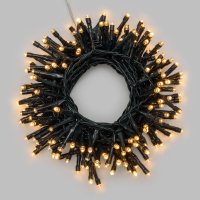 XmasKing Led bateriov� �et�z s �asova�em a DO, 20m 500LED venkovn�, tepl� b�l�