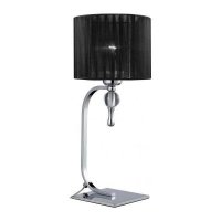 Stoln� lampa AZzardo Impress table black AZ0502 E27 1x60W IP20 33cm �ern�