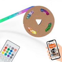 BRILONER Digitální RGB LED pásek s hudebním senzorem 500 cm 0,12W bílé BRILO 2313-150 BRILONER Digitální RGB LED pásek s hudebním senzorem 500 cm 0,12W bílé BRILO 2313-150