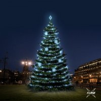 LED světelná sada na stromy vysoké 12-14m, ledová bílá s Flash, dekory EFD01 LED světelná sada na stromy vysoké 12-14m, ledová bílá s Flash, dekory EFD01