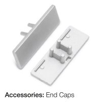 SLC koncovka pro profil G Deco �ed� 2x