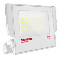 CENTURY LED reflektor SIRIO SLIM B�L� 20W 4000K 110d 147x160x28mm IP66 IK08