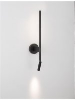 NOVA LUCE n�st�nn� sv�tidlo HANDY �ern� hlin�k a akryl nastaviteln�/rota�n� - vyp�na� na t�le LED Samsung 230V 3000K osv�tlen� 6W �tec� lampi�ka 3W IP20 9182812