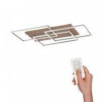 PAUL NEUHAUS LED stropn� sv�tidlo, d�evo, CCT, d�lkov� ovlada�, do interi�ru 2700-5000K