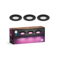 Philips Hue WCA Slim z�pustn� sv�tidlo 3x LED 8,3W 790lm 2200-6500K RGB CRI80 9cm kulat� IP44, �ern�