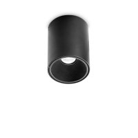 LED Stropn� sv�tidlo Ideal Lux Nitro Round Nero 206004 kulat� �ern� 10W 900lm