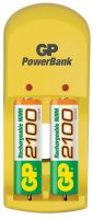 Nabíječka baterií GP Power Bank S350 +4xGP2100 mAh Nabíječka baterií GP Power Bank S350 +4xGP2100 mAh