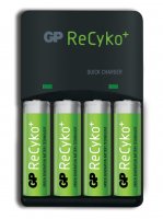 Nabíječka baterií GP Recyko+ včetně 4ks GP2100 mAh Nabíječka baterií GP Recyko+ včetně 4ks GP2100 mAh