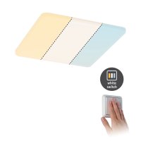 PAULMANN LED vestavné svítidlo Veluna WhiteSwitch 185mm x 185mm IP44 stropní montáž 14W včetně sv. zdroje 953.79 PAULMANN LED vestavné svítidlo Veluna WhiteSwitch 185mm x 185mm IP44 stropní montáž 14W včetně sv. zdroje 953.79