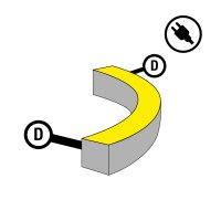 SLC nap�jen� pro LED p�sek NeonFlex 230V Side-Bend Mono D