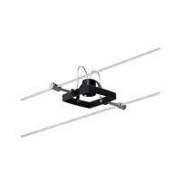 PAULMANN Lankov� spot Mac II �ern� mat bez zdroje sv�tla, max. 10W GU5,3 942.91