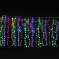 ACA Lighting V�no�n� osv�tlen� 360 LED z�clona 20 pramen� x 18 LED RGB v�. nap�jen� prodlou�iteln� max 2 sad IP44 200x200cm �ir� kabel X08360322