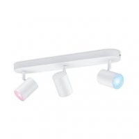 Stropní bodové svítidlo WiZ IMAGEO 8719514551916 LED GU10 3x4,9W 3x345lm 2200-6500K RGB IP20 CRI90 bílé, stmívatelné Stropní bodové svítidlo WiZ IMAGEO 8719514551916 LED GU10 3x4,9W 3x345lm 2200-6500K RGB IP20 CRI90 bílé, stmívatelné