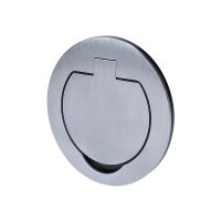 Solight vestavn� podlahov� z�suvka, IP55, kulat� v��ko 5B324