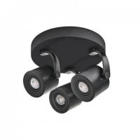 Stropn� bodov� p�isazen� sv�tidlo AZzardo Bross Arm 3 Round black AZ3505 GU10 3x35W IP20 �ern�