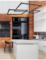 NOVA LUCE závěsné svítidlo ETERNA černý hliník a akryl LED 40W 230V 3000K IP20 stmívatelné 9990734 NOVA LUCE závěsné svítidlo ETERNA černý hliník a akryl LED 40W 230V 3000K IP20 stmívatelné 9990734