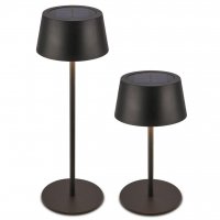 BRILONER Awia stoln� lampi�ka - 2W, 160lm, nab�jec�, LED, stm�vateln�, dotykov� vyp�na�, CCT, �ern� 7572015