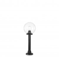 Venkovn� sloupkov� sv�tidlo Ideal Lux Classic Globe PT1 Small Transparente 187556 E27 1x60W IP44 �er