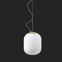 OSMONT TAN62350 TANIA L1 HP z�v�sn� sklen�n� sv�tidlo mosaz le�t�n� / b�l� IP40 3000 K 52W LED DALI