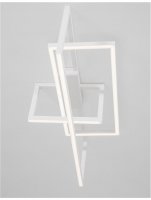 NOVA LUCE stropn� sv�tidlo EDGAR stm�vateln� b�l� hlin�k a akryl LED 35W 230V 3000K IP20 stm�vateln� 9086020