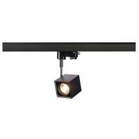 BIG WHITE ALTRA DICE, bodov� sv�tidlo pro vysokonap�ovou 3f�zovou proudovou sb�rnici, QPAR51, hranat�, �ern�, max. 50�W, v�. 3f