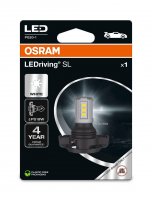 OSRAM LED PS19W 12V 1,8W PG20-1 Retrofit LED Cool White 6000K NO ECE 1ks 5201DWP-1BL OSRAM LED PS19W 12V 1,8W PG20-1 Retrofit LED Cool White 6000K NO ECE 1ks 5201DWP-1BL