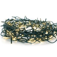 ACA Lighting 300 LED �et�z po 5 cm tepl� b�l�, 220-240V + prodlou�iteln� max 2 sady, IP44 15m zelen� kabel X08300111