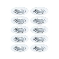 PAULMANN Vestavn� sv�tidlo LED Base kruhov� max. 10x10W GU10 b�l� 934.00
